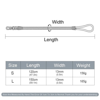 Laisse de présentation pour chien dimensions 