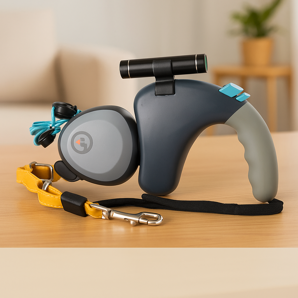 Laisse double avec lampe double. de Boutiquechien  Image