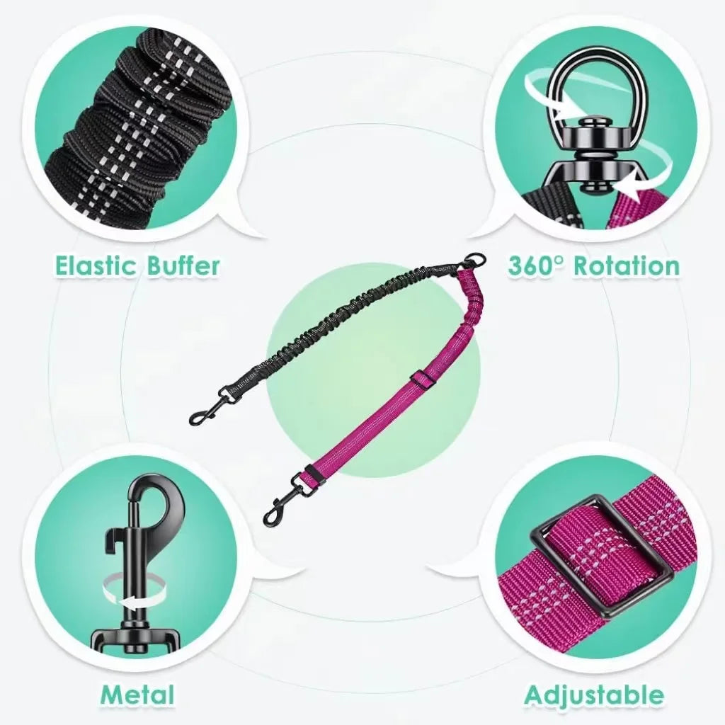 Laisse double pour chien qui tire avantages du produits 