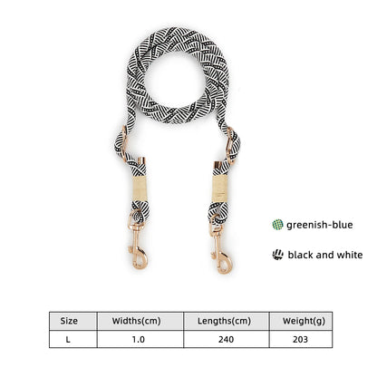 laisse lasso de couleur design pour chien. Image produit Boutiquechien