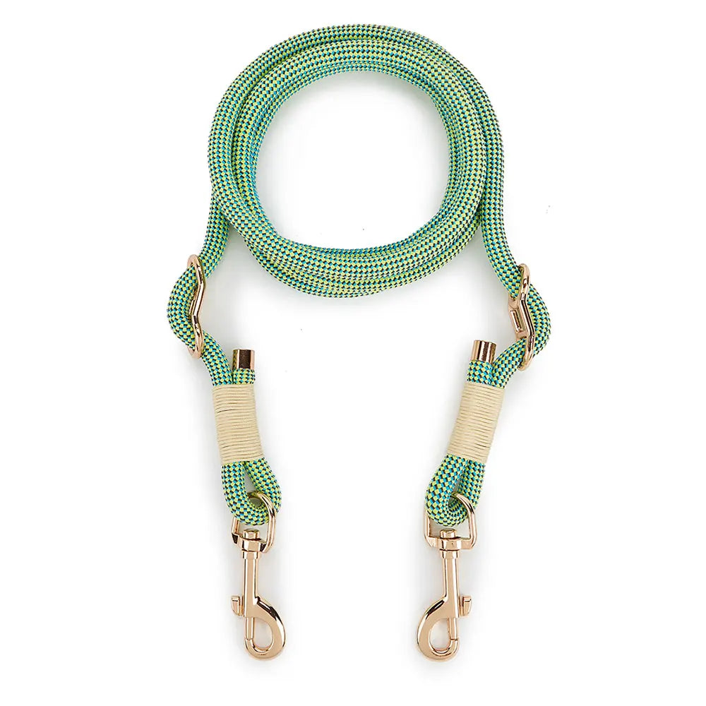 laisse verte lasso pour chien de couleur verte. Image produit Boutiquechien
