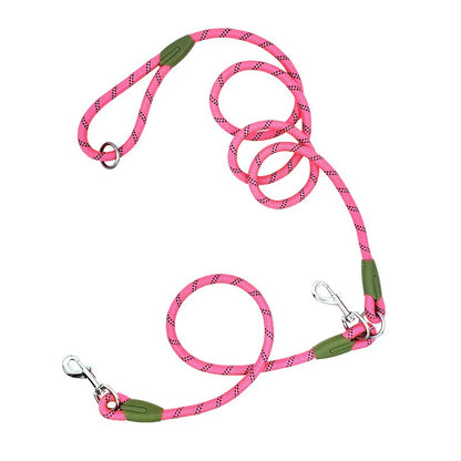 Laisse lasso pour chiot rose