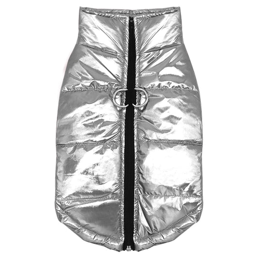 Manteau de couleur argenté pour les chihuahua. Image produit Boutiquechien