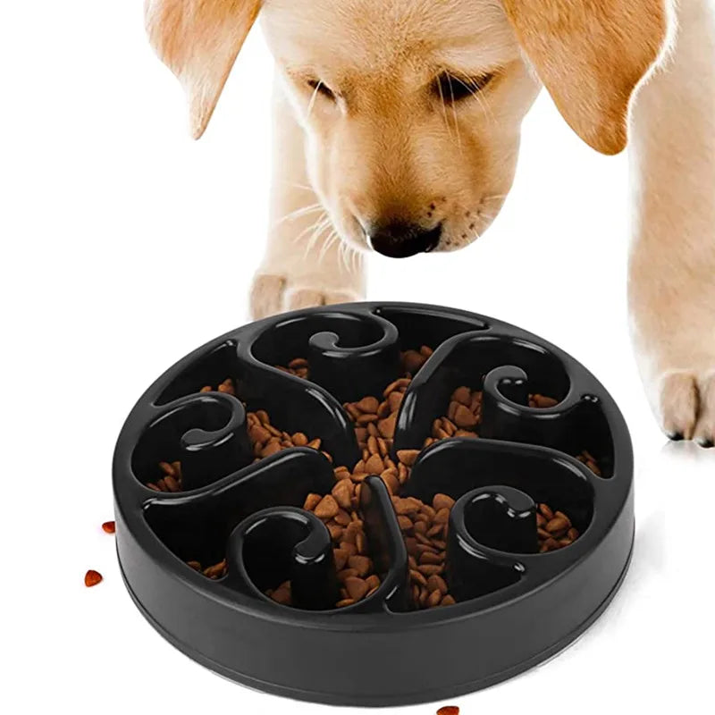 Meilleure gamelle anti glouton chien noir 