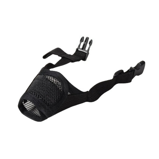 Muselière noir pour chiot en nylon. Image produit Boutiquechien