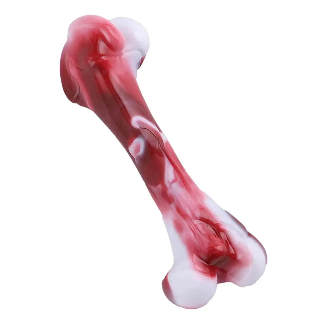 Os en forme de chaire de couleurs rouges et blanc. Image produit Boutiquechien