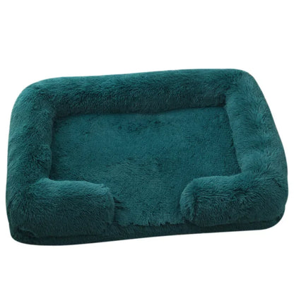 Panier anti stress chien dehoussable bleu fonce