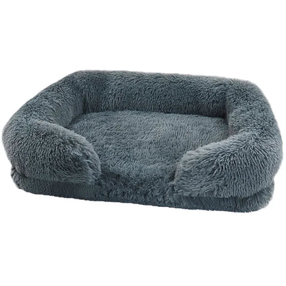 Panier anti stress chien dehoussable gris fonce