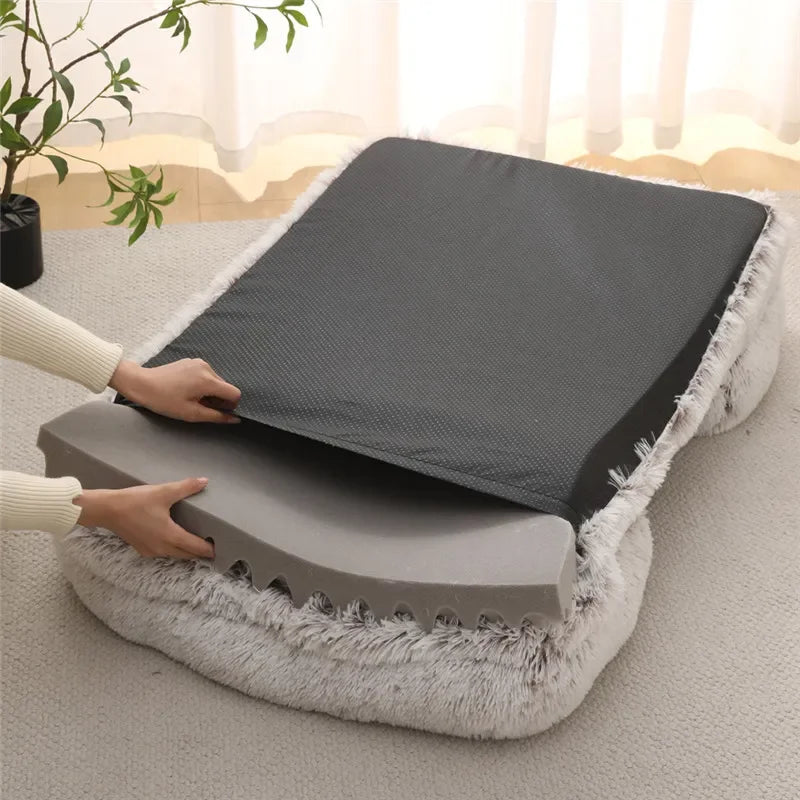 Panier anti stress chien déhoussable dessous du produit  Image