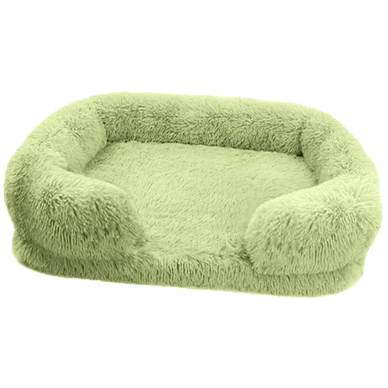 Panier anti stress chien dehoussable vert claire