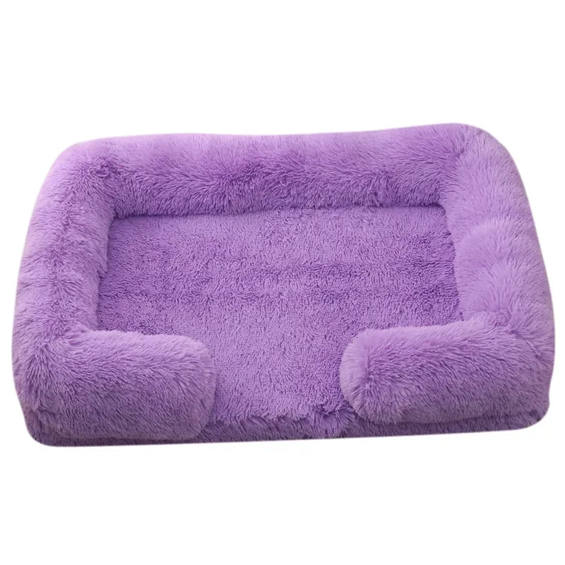 Panier anti stress chien dehoussable violet