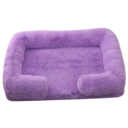 Panier anti stress chien dehoussable violet