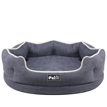 Panier pour chien de couleur noir et blanc élégant et durable. Image produit boutiquechien