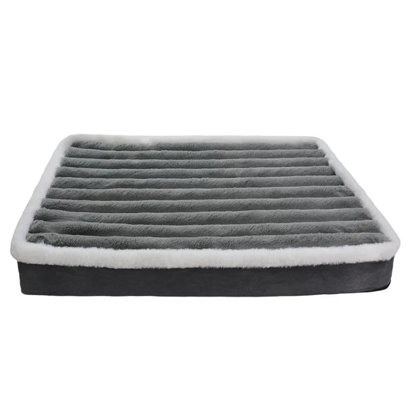 Panier gris moelleux pour chien de tailles xl . Le panier est gris et doux pour chien. Image produit boutiquechien