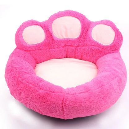panier pour chien en forme de patte rose. Panier xl rose pour chien. Image produit boutiquechien