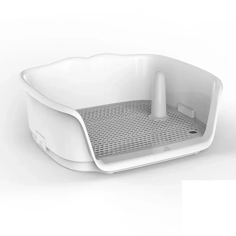 panier de propreté pour chiot de couleur gris et blanc. Image produit Boutiquechien