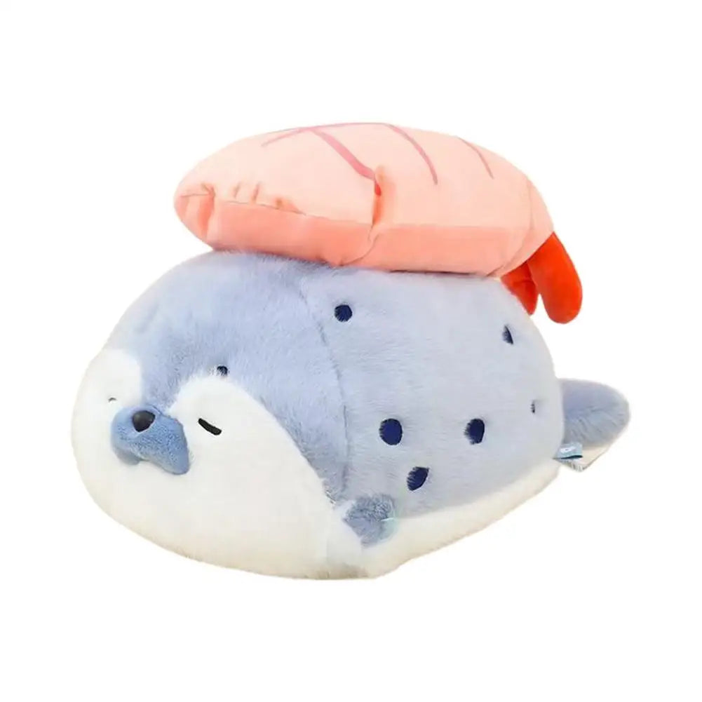 Peluche sushi chien bleu 