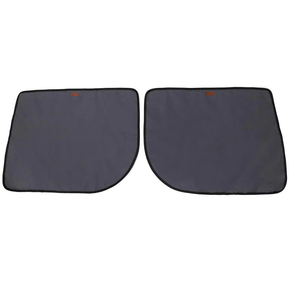 Protection de panneau de porte pour chien de couleur gris. Pratique pour protéger les portes ed voiture contre les griffes de votre chien. Image produit Boutiquechien