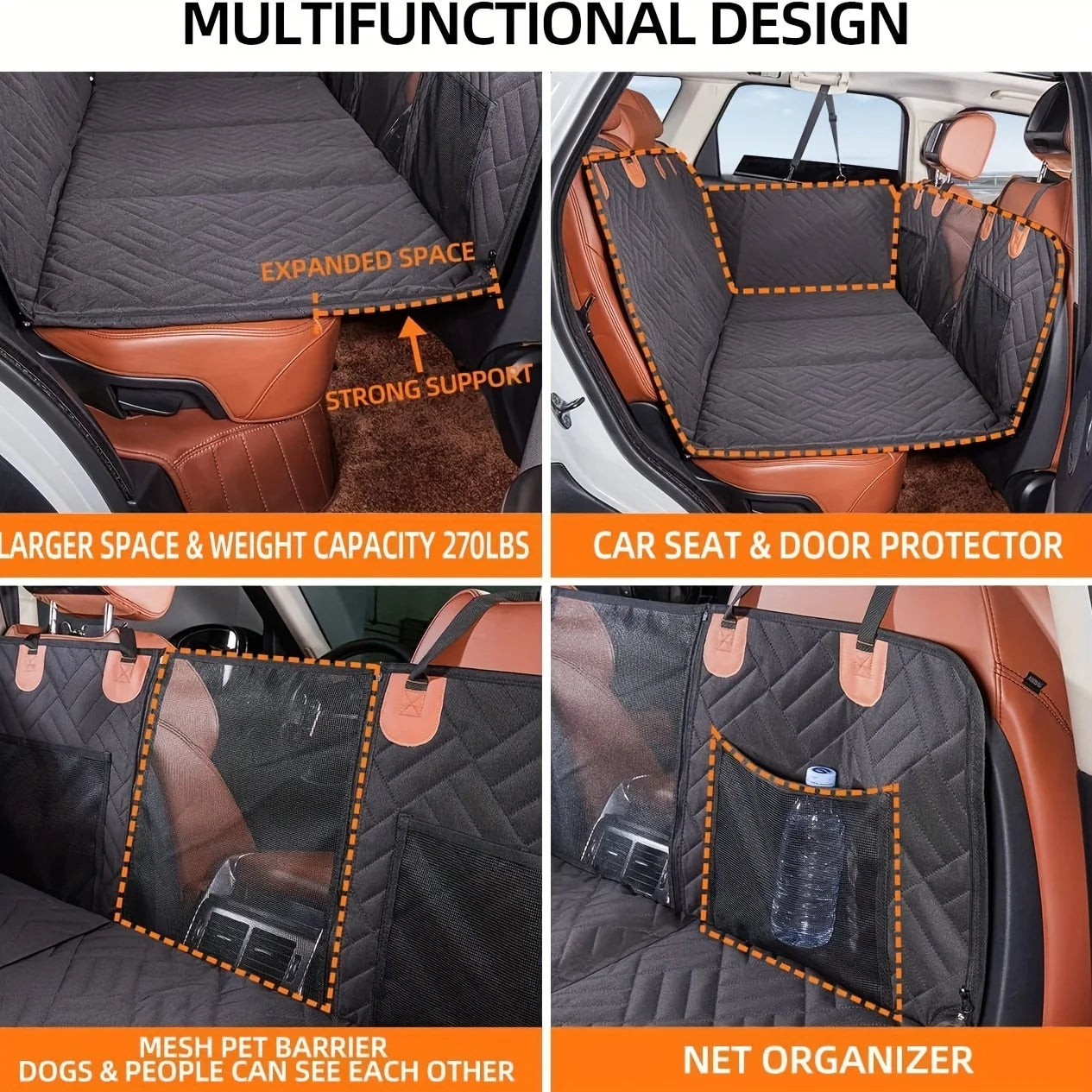 Protection voiture chien rigide multi fonctions du produit  Image