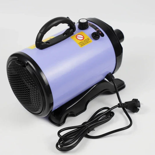 Ce pulseur professionnel d'une puissance de 2800W est de couleur violet. Il est équipé d'une poignée noir pour le transporter plus facilement. Image produit boutiquechien