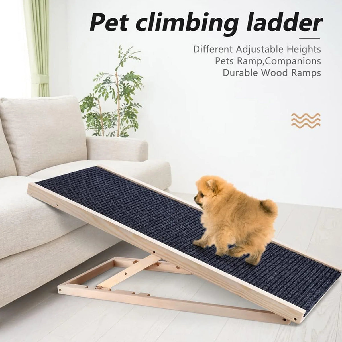 Rampe pour chien canape pour chien qui monte sur canapé  Image
