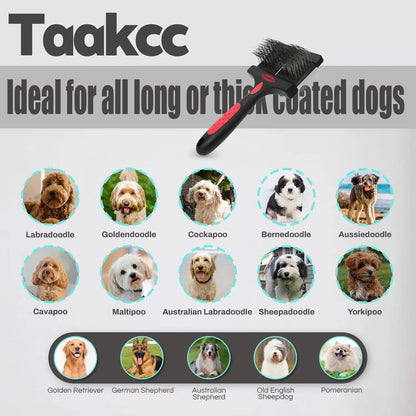 Brosse chien carde double