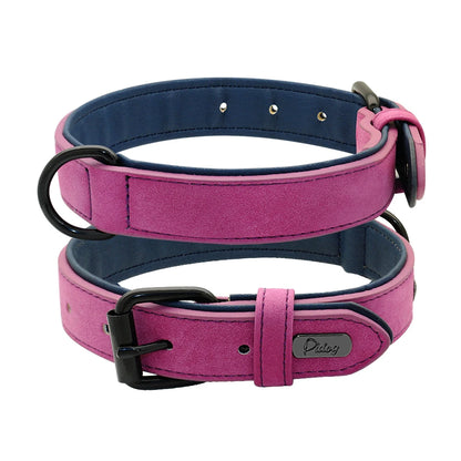 Collier style cuir pour chien