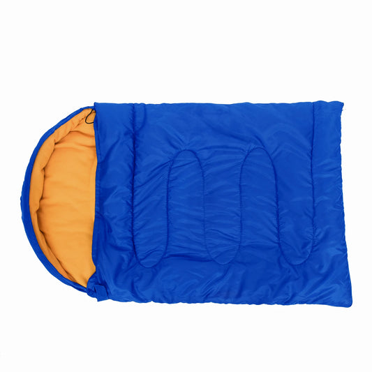 Sac couchage pour chien bleu et orange 