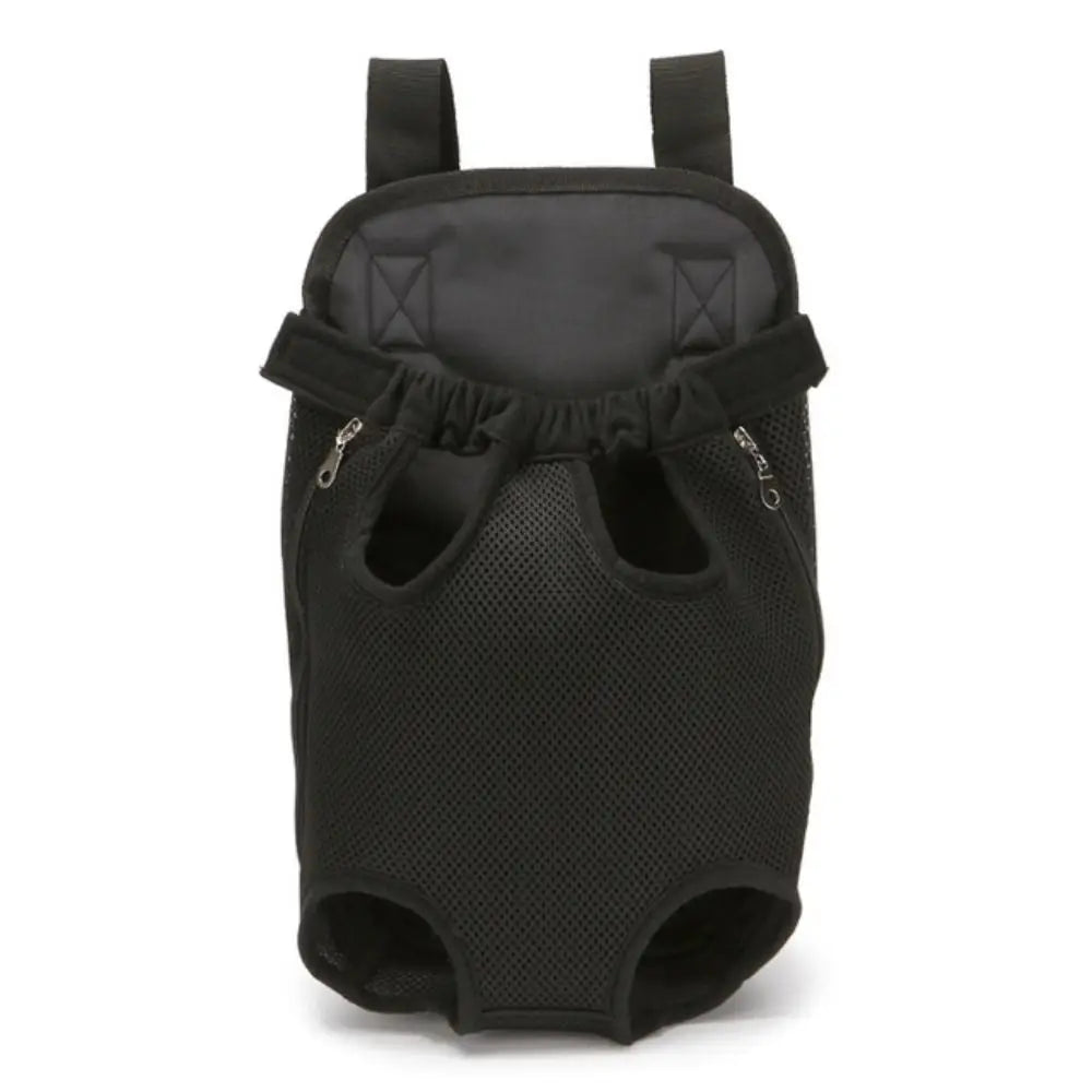 Sac kangourou pour chien noir
