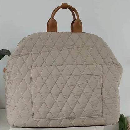 sac pour chien de couleur gris et élégant avec des poignées brun. Image produit Boutiquechien