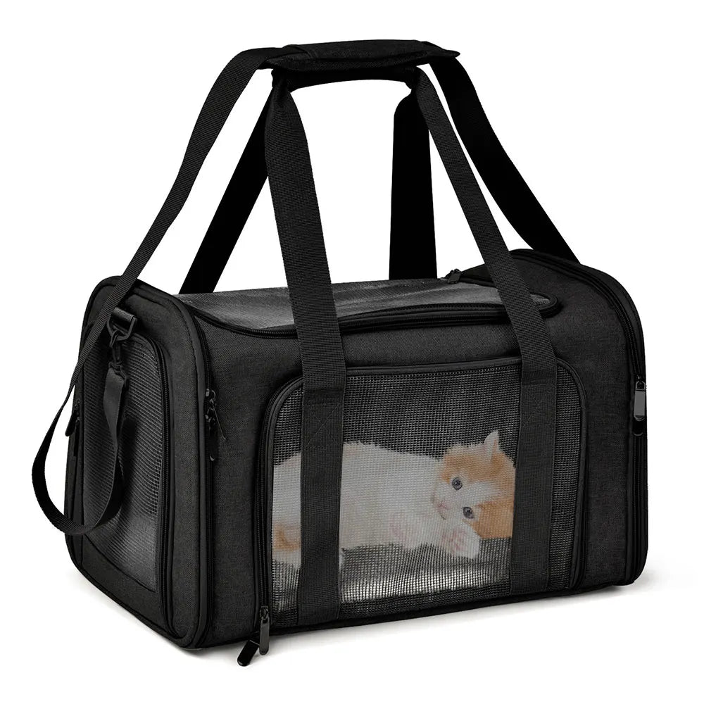 Sac pour transporter chien noir 