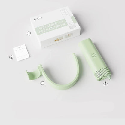 Pulseur pour chien silencieux mains libres vert