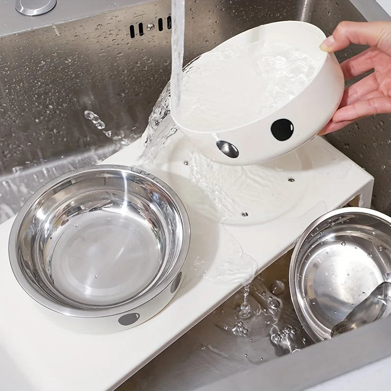 Support gamelle chien lavable a l'eau  Image