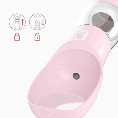 Système de sécurité de couleur rose parfait pour transporter facilement la gourde. Image produit Boutiquechien