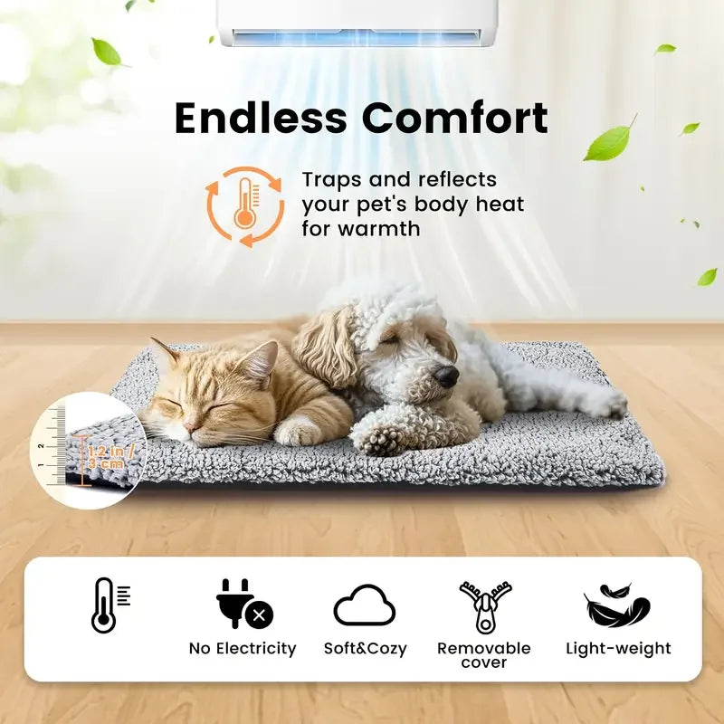 Tapis chauffant chien extérieur confortable