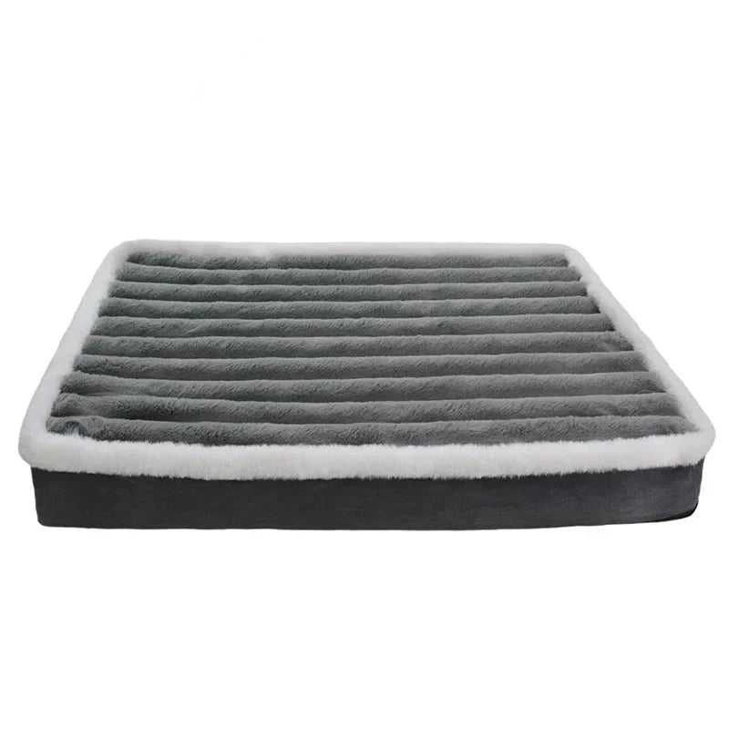 Tapis chien noir doux et moelleux de manière orthopédique. Image produit Boutiquechien