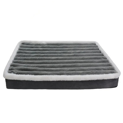 Tapis chien noir doux et moelleux de manière orthopédique. Image produit Boutiquechien