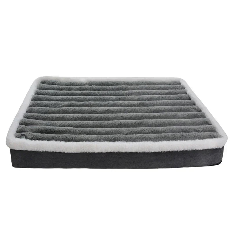 Tapis chien memoire de forme noir