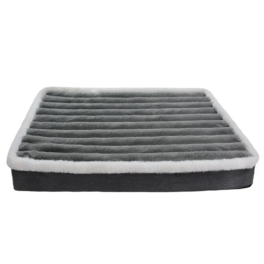 Tapis chien memoire de forme noir