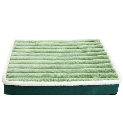 Tapis chien memoire de forme vert