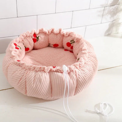 Panier pour chien de couleur rose rétractable. Image produit Boutiquechien