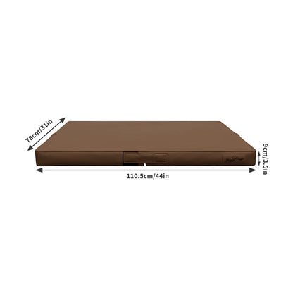 Tapis chien de couleur brun avec une taille de 110.5cm pour la taille XL. Le tapis est parfait pour le confort de tous les chiens. Image produit Boutiquechien