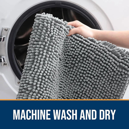 Tapis essuie patte chien lavable 