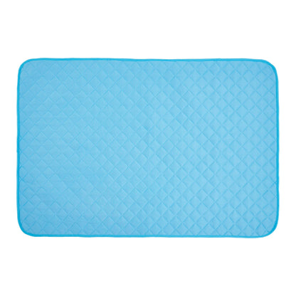 Tapis froid pour chien bleu