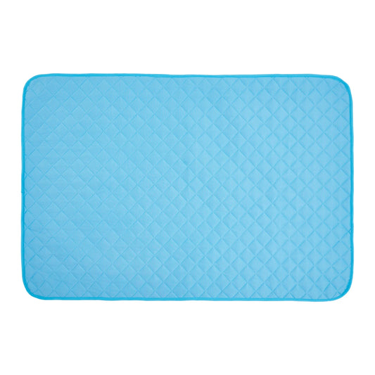 Tapis froid pour chien bleu