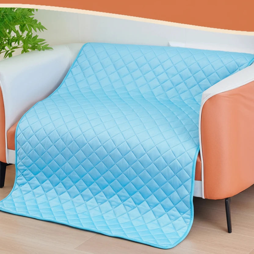 Tapis froid pour chien sur canape 