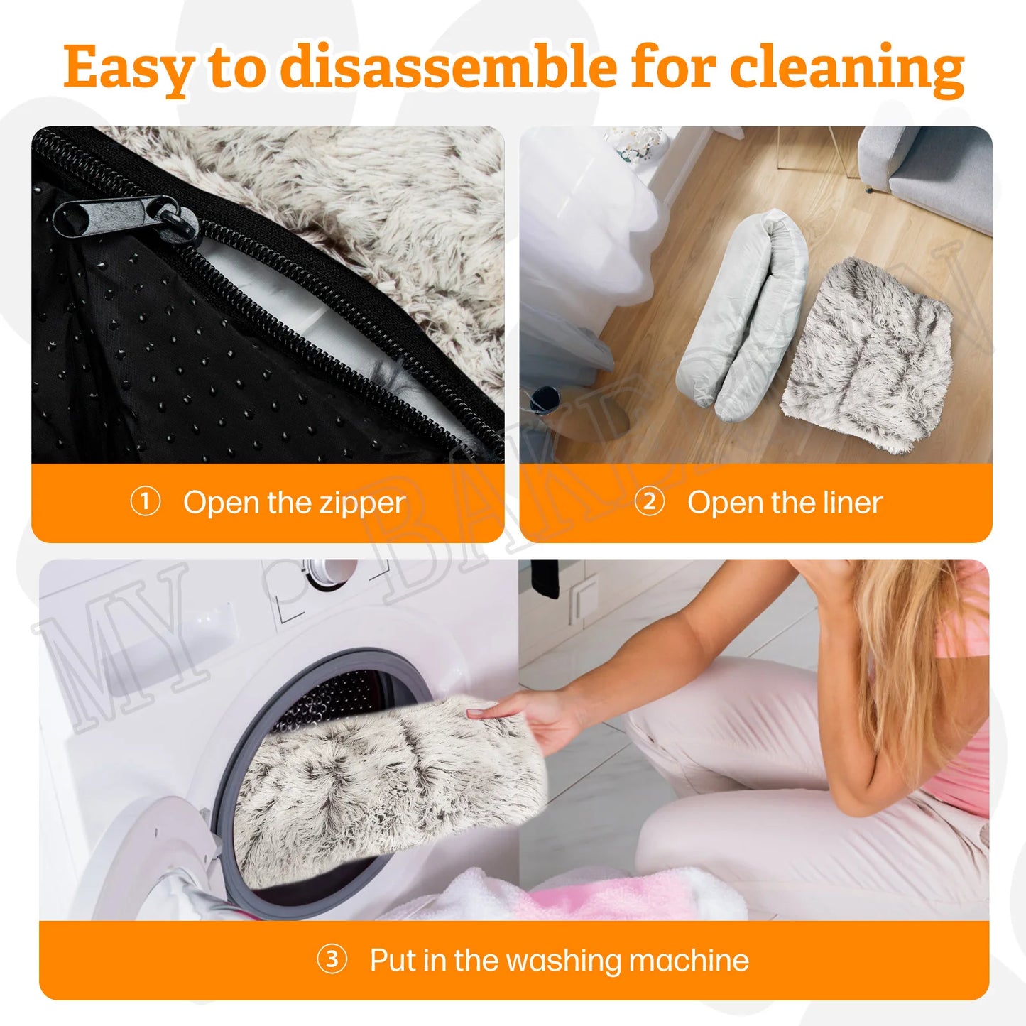 Tapis pour chien lavable en machine lavage 