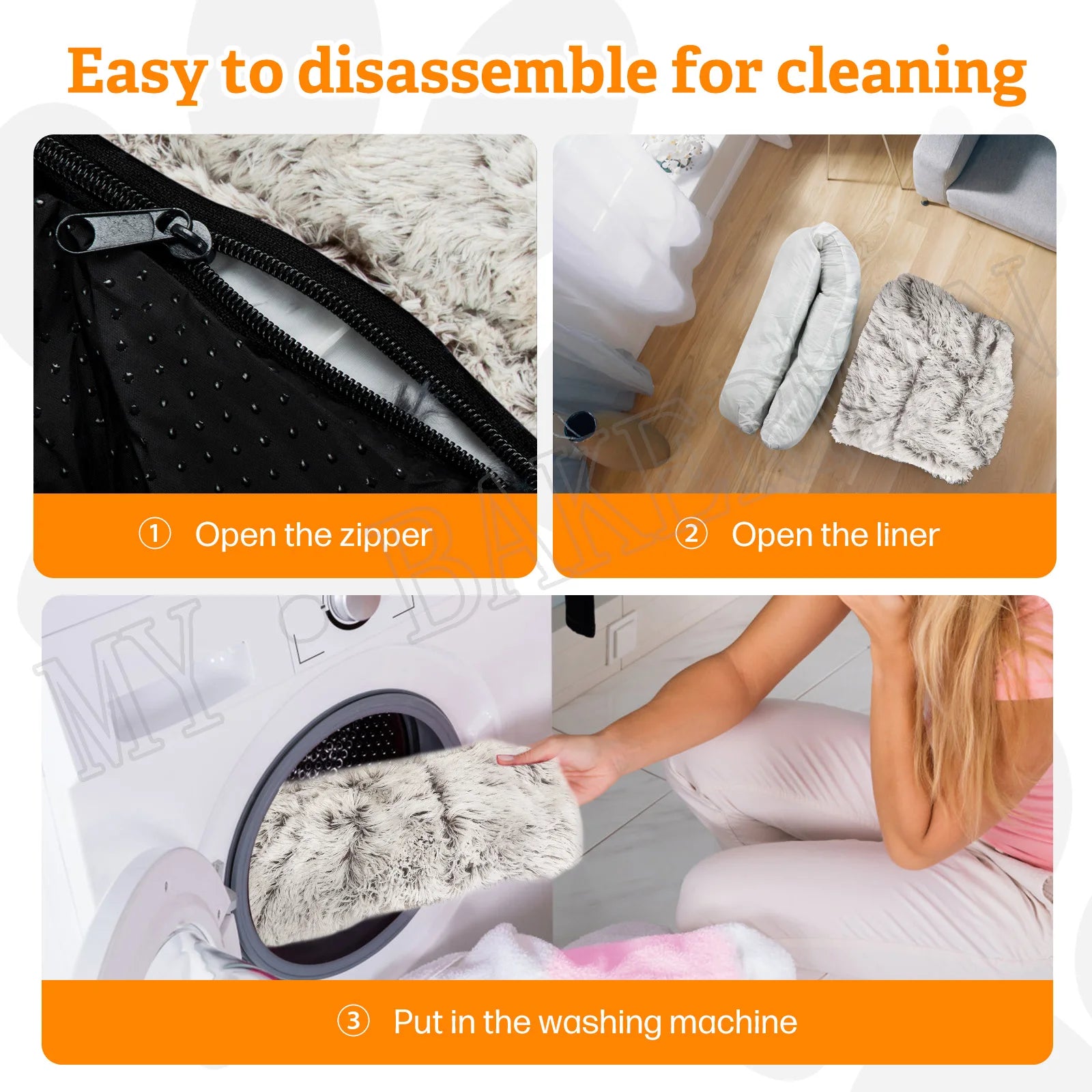 Tapis pour chien lavable en machine lavage 