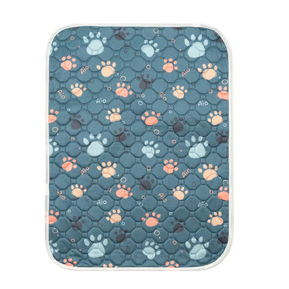 Tapis ultra absorbant pour chien bleu