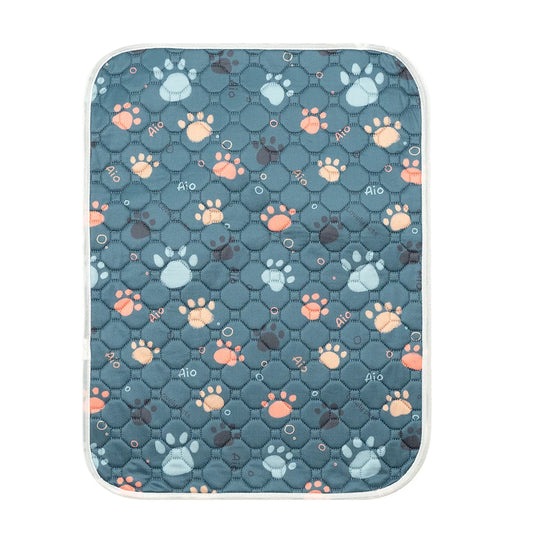Tapis ultra absorbant pour chien bleu